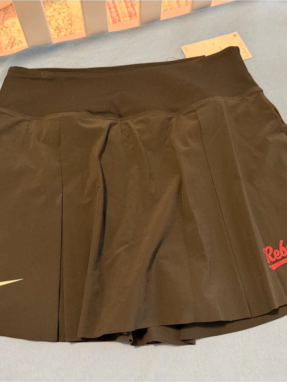 Nike Women’s Black Pleated Skirt Club Style size M Rebels Ole Miss U of Miss